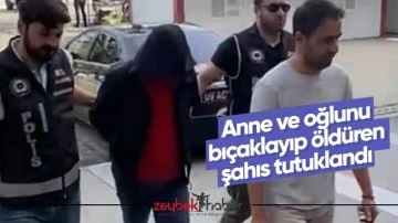 Anne ve oğlunu bı&ccedil;aklayıp &ouml;ld&uuml;ren şahıs tutuklandı