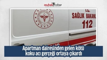 Apartman dairesinden gelen k&ouml;t&uuml; koku acı ger&ccedil;eği ortaya &ccedil;ıkardı