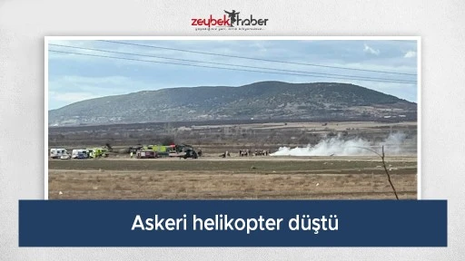 Askeri helikopter d&uuml;şt&uuml;