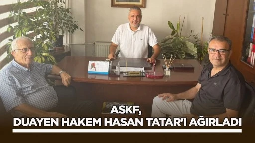 ASKF, duayen hakem Hasan Tatar'ı ağırladı