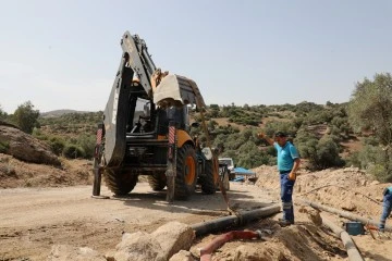 ASKİ&rsquo;DEN AK&Ccedil;AOVA&rsquo;DA HUMMALI &Ccedil;ALIŞMA