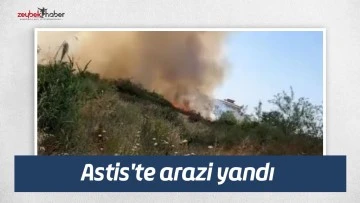 Astis'de arazi yangını
