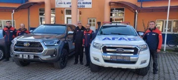 Aydın AFAD&rsquo;a yeni arazi aracı