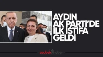 Aydın AK Parti'de ilk istifa geldi