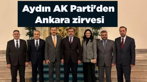 Aydın AK Parti'den Ankara zirvesi