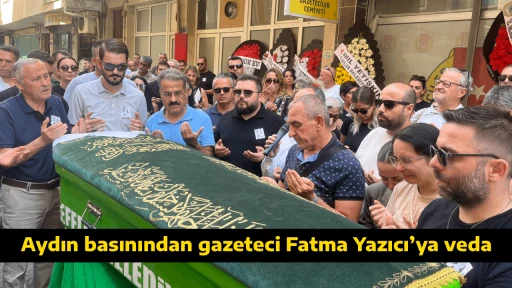 Aydın basınından gazeteci Fatma Yazıcı&rsquo;ya veda 