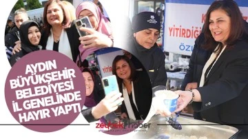 Aydın B&uuml;y&uuml;kşehir Belediyesi il genelinde hayır yaptı