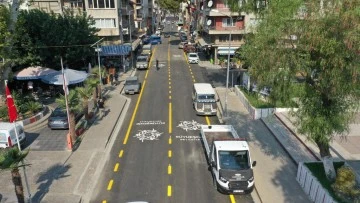 Aydın B&uuml;y&uuml;kşehir Belediyesi İncirliova T&uuml;rkan Saylan Caddesi'ni yeniledi