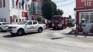 Aydın Büyükşehir Belediyesi İtfaiyesi Çanakkale yangınına müdahale için yola çıktı