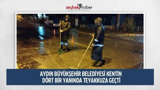 AYDIN B&Uuml;Y&Uuml;KŞEHİR BELEDİYESİ KENTİN D&Ouml;RT BİR YANINDA TEYAKKUZA GE&Ccedil;Tİ