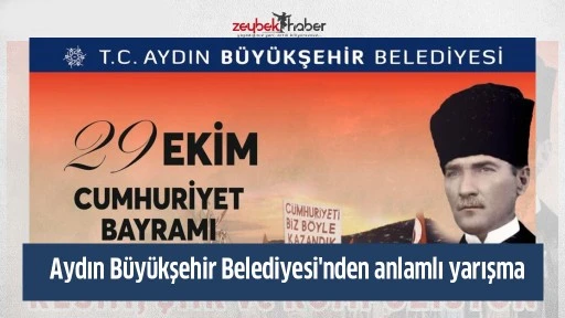Aydın B&uuml;y&uuml;kşehir Belediyesi'nden anlamlı yarışma