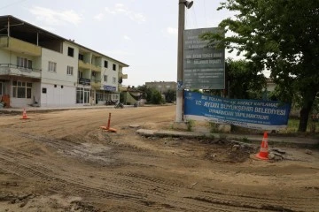 Aydın Büyükşehir Belediyesi'nden Karacasu'da yol yapım çalışması
