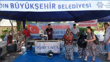Aydın B&uuml;y&uuml;kşehir Belediyesi'nden Kıbrıs şehitleri i&ccedil;in lokma hayrı