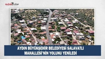AYDIN B&Uuml;Y&Uuml;KŞEHİR BELEDİYESİ SALAVATLI MAHALLESİ&rsquo;NİN YOLUNU YENİLEDİ&nbsp;