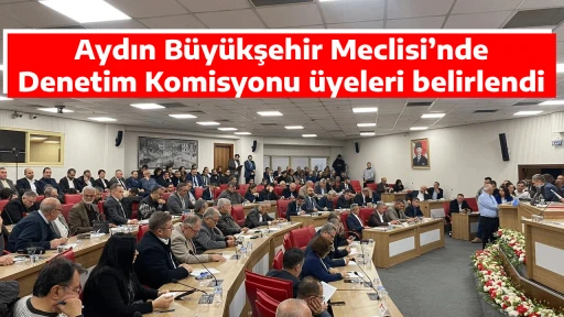 Aydın B&uuml;y&uuml;kşehir Meclisi&rsquo;nde Denetim Komisyonu &uuml;yeleri belirlendi