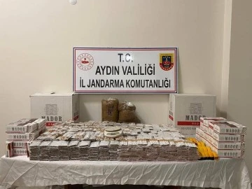 Aydın'da 1 milyon 127 bin adet i&ccedil;i doldurulmuş makaron ele ge&ccedil;irildi