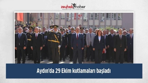 Aydın'da 29 Ekim kutlamaları başladı