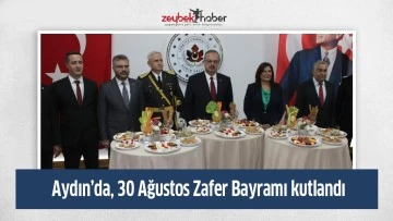 Aydın&rsquo;da, 30 Ağustos Zafer Bayramı kutlandı