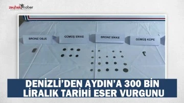 Aydın'da 300 bin liralık vurguna jandarma engeli