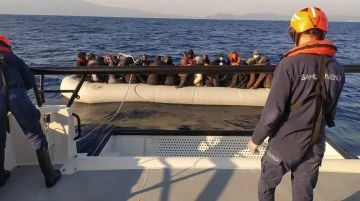  Aydın&rsquo;da 34 d&uuml;zensiz g&ouml;&ccedil;men kurtarıldı 