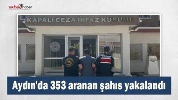 Aydın'da 353 aranan şahıs yakalandı