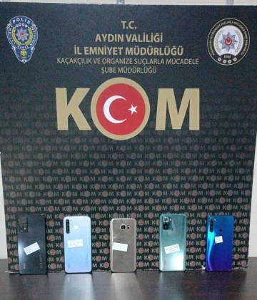 Aydın'da 5 adet klonlanmış cep telefonu ele geçirildi