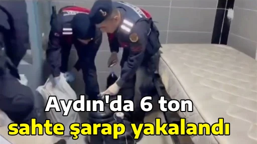 Aydın'da 6 ton sahte şarap yakalandı