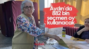 Aydın&rsquo;da 882 bin se&ccedil;men oy kullanacak