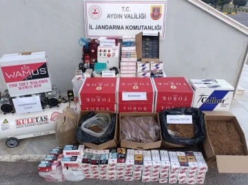 Aydın'da 96 bin makaron ele ge&ccedil;irildi