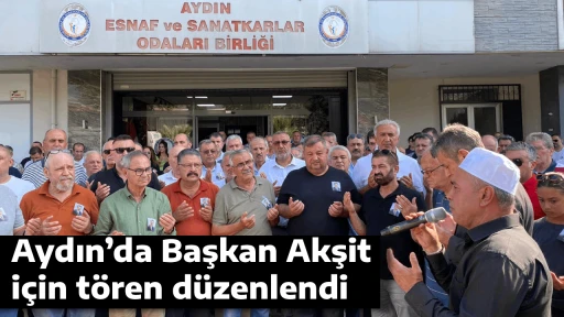 Aydın&rsquo;da Başkan Akşit i&ccedil;in t&ouml;ren d&uuml;zenlendi