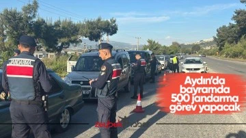 Aydın&rsquo;da bayramda 500 jandarma g&ouml;rev yapacak