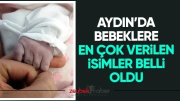 Aydın'da bebeklere en &ccedil;ok verilen isimler belli oldu