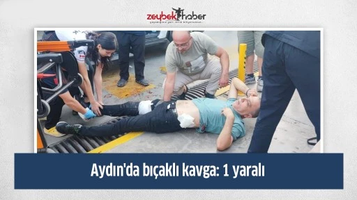 Aydın'da bı&ccedil;aklı kavga: 1 yaralı