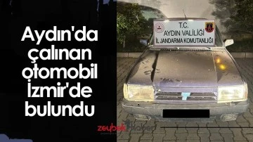 Aydın'da &ccedil;alınan otomobil İzmir'de bulundu