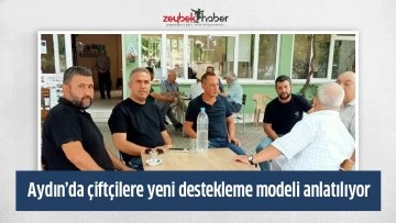 Aydın&rsquo;da &ccedil;ift&ccedil;ilere yeni destekleme modeli anlatılıyor
