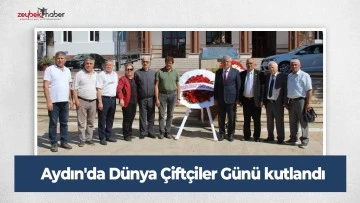 Aydın'da D&uuml;nya &Ccedil;ift&ccedil;iler G&uuml;n&uuml; kutlandı
