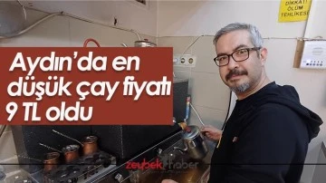 Aydın&rsquo;da en d&uuml;ş&uuml;k &ccedil;ay fiyatı 9 TL oldu
