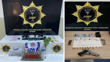 Aydın&rsquo;da eş zamanlı uyuşturucu operasyonu: 13 g&ouml;zaltı