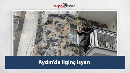 Aydın'da ilgin&ccedil; isyan