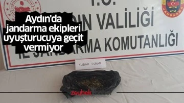 Aydın'da jandarma ekipleri uyuşturucuya geçit vermiyor