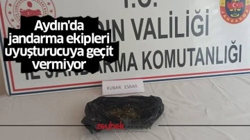 Aydın'da jandarma ekipleri uyuşturucuya ge&ccedil;it vermiyor