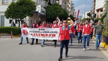 Aydın&rsquo;da Kılı&ccedil;daroğlu G&ouml;n&uuml;ll&uuml;leri r&uuml;zgarı esiyor