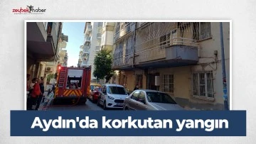 Aydın'da korkutan ev yangını