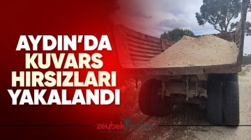 Aydın&rsquo;da kuvars hırsızları yakalandı