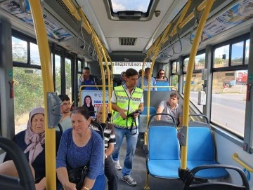 Aydın'da minibüs ve otobüslere sivil denetim