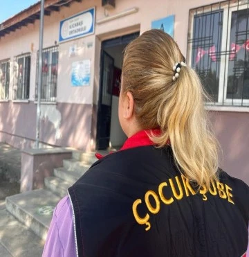Aydın'da okul &ccedil;evreleri &Ccedil;ocuk Şube ile g&uuml;vende
