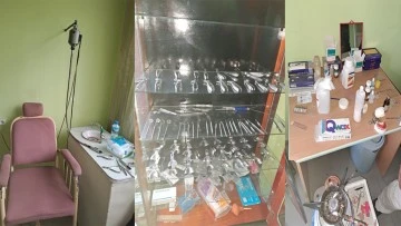 Aydın&rsquo;da sahte diş&ccedil;i operasyonu