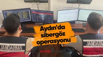 Aydın'da siberg&ouml;z operasyonu