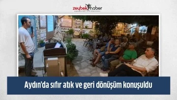 Aydın'da sıfır atık ve geri d&ouml;n&uuml;ş&uuml;m konuşuldu