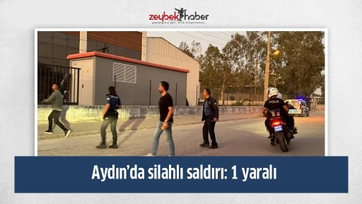 Aydın&rsquo;da silahlı saldırı: 1 yaralı